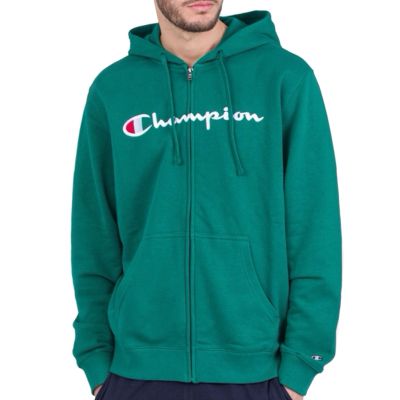 CHAMPION Felpa legacy logo hooded fz comfort fit