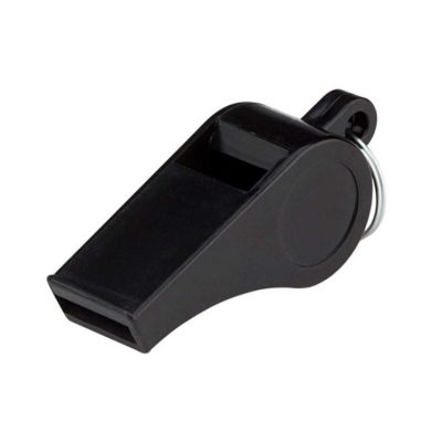 FISCHIETTO IN PLASTICA NERO