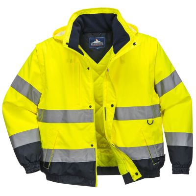 PORTWEST Bomber alta visibilita 2in1