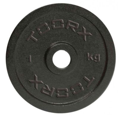 DANA SPORT Disco ghisa nera - 1 kg con foro diam. mm. 25