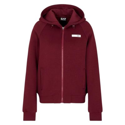 EA7 Felpa natural ventus 7 w hoodie fz