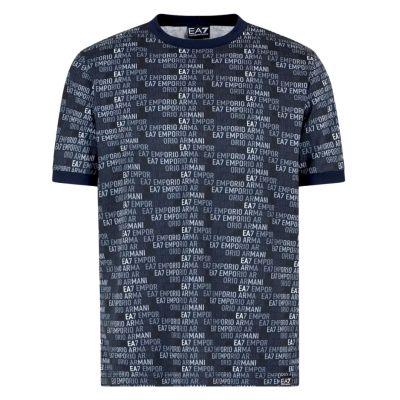 EA7 T-shirt train graphic