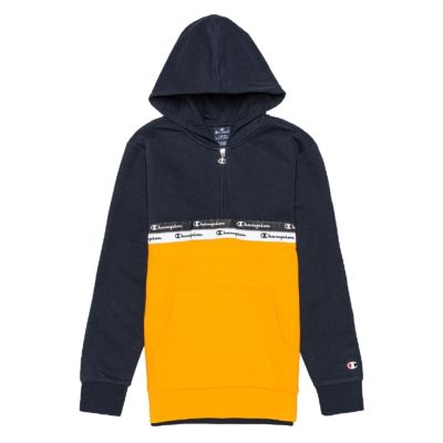 CHAMPION Felpa 1/2 c/cap american tape