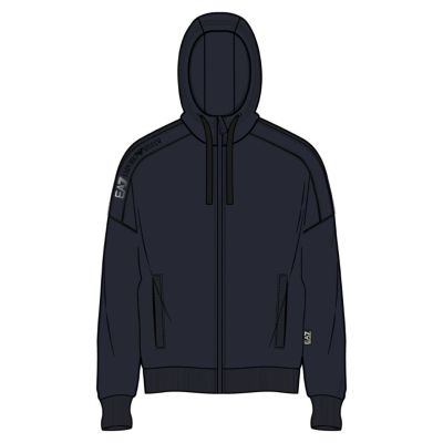EA7 Felpa train hoodie fz logo series